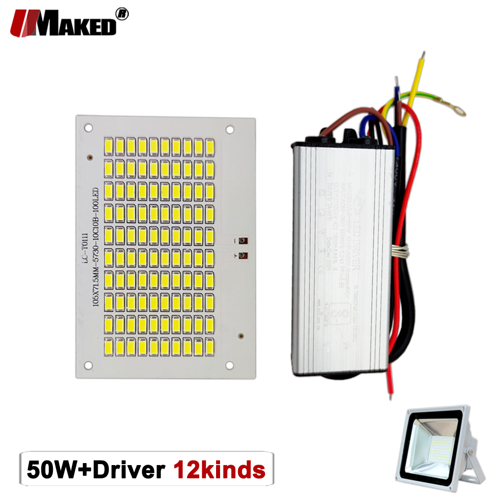 Flood Tray Table - 50W LED PCB + Kit Pelat