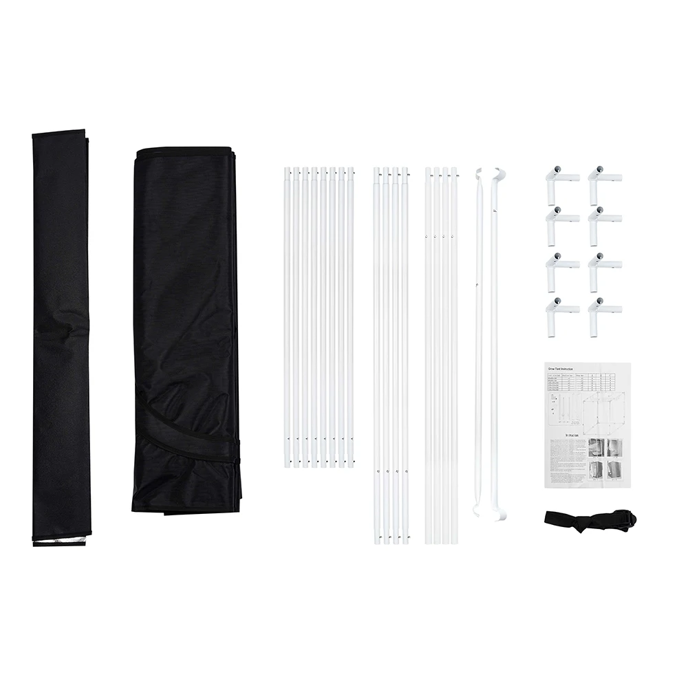 60x60x140CM 600D Kotak Tanam H - Grow Tent 4X4 ulasan dan harga