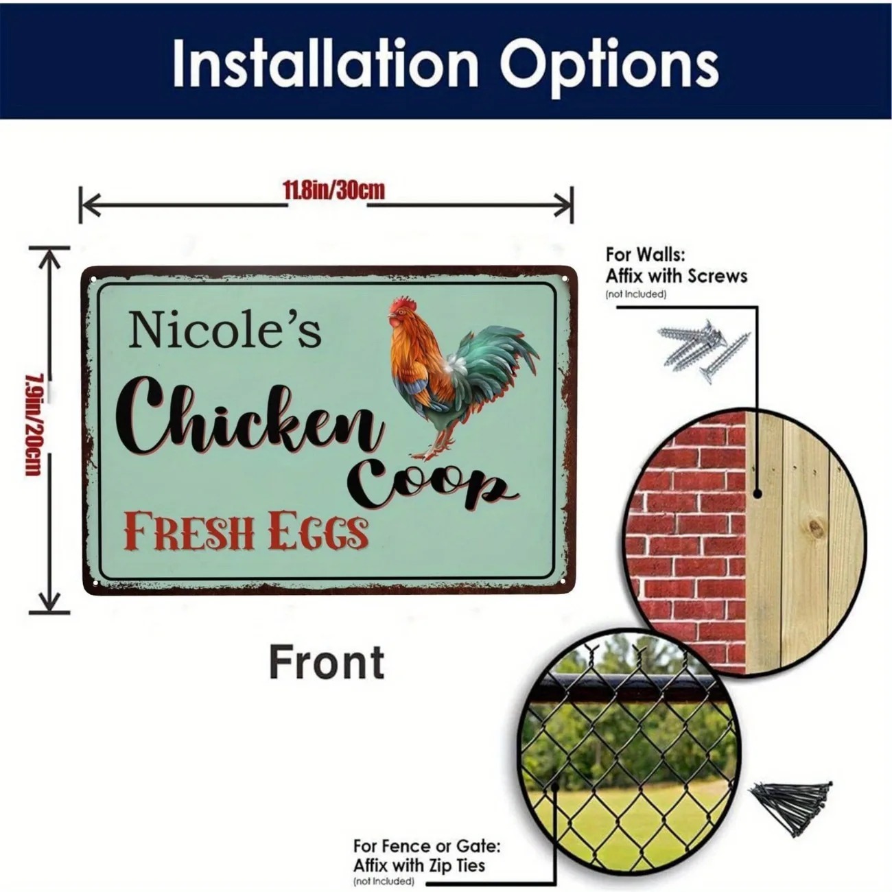 Papan Tanda Kandang Ayam denga - Urban Farming Usa ulasan dan harga